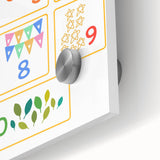 Counting to 10 Learning Wall Art - Kids Educational Number Poster