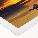 Art deco poster of Moroccan scenery in earthy tones on rolled canvas, suitable for nursery wall art or dining room décor.