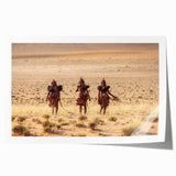 Extra large rolled print of a Namibian landscape, featuring muted earth tones, ideal for art wall dining room or bathroom.