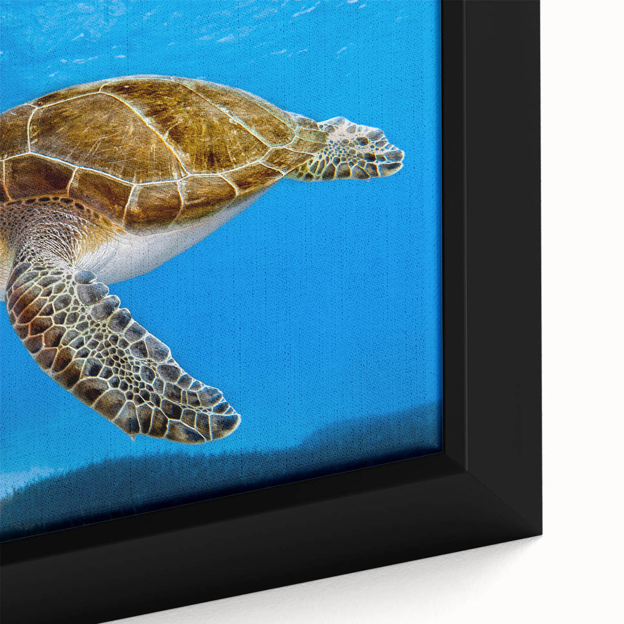 Black wall art featuring a textured European cityscape with colorful highlights on a framed canvas.