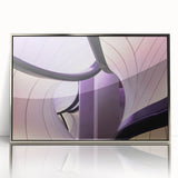 Large art print of London skyline in muted gray tones on framed acrylic, suitable for modern art wall decor.