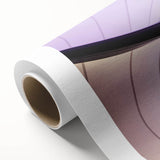 Art deco poster of London skyline in pastel shades on rolled canvas, ideal for nursery wall art.