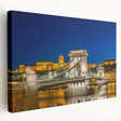 Large canvas print of a European cityscape with muted earth tones, ideal for kitchen wall art.