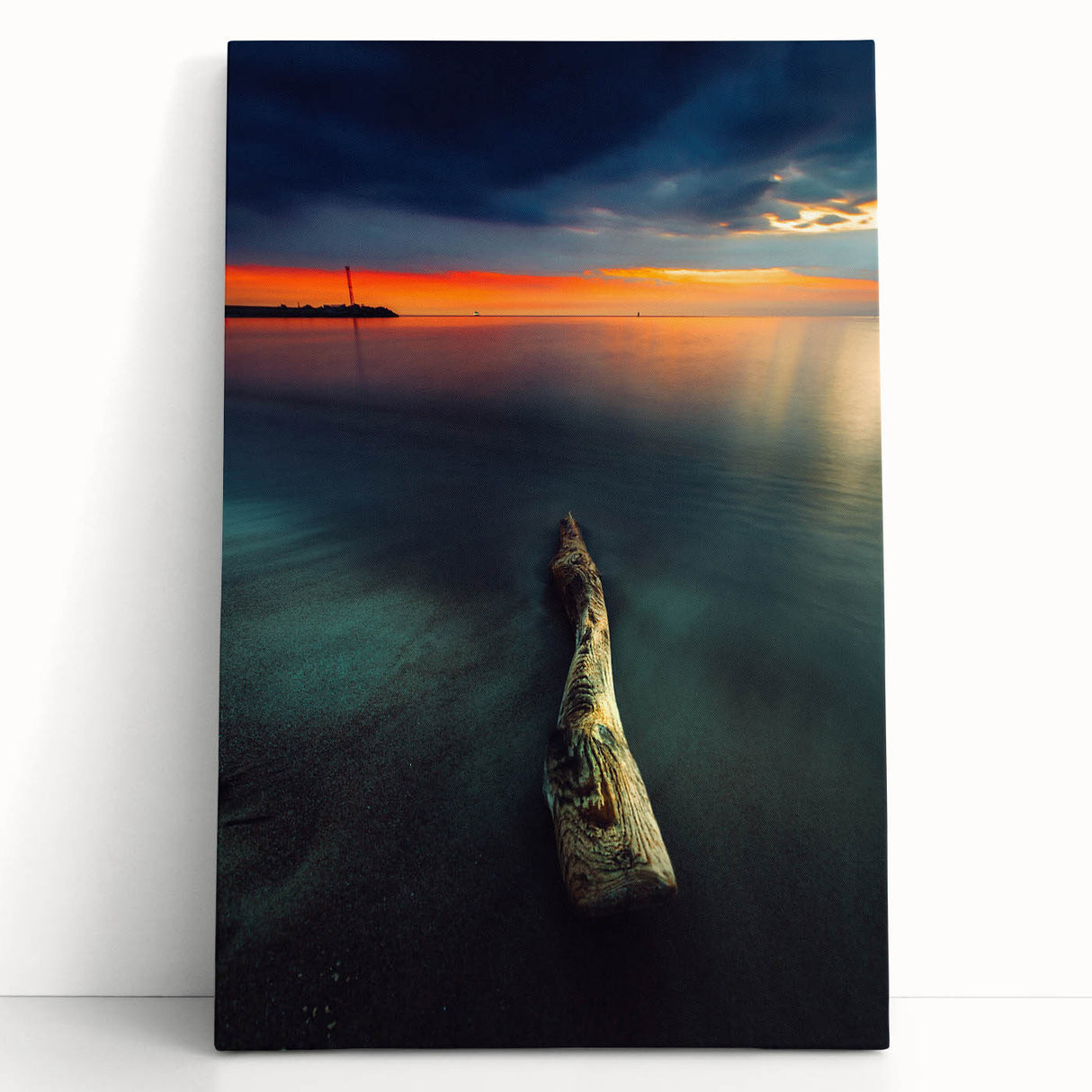 Black and white photo of a European street scene on a large stretched canvas, ideal for kitchen wall art.