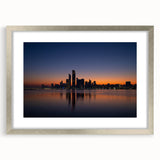 Textured abstract art print of Abu Dhabi scenery in muted earth tones, framed in silver, ideal for bedroom art.