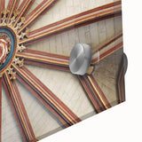 Large abstract wall art depicting the Canterbury, New Zealand scenery in muted earth tones on acrylic glass.