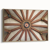 Framed canvas wall art featuring a black and white vintage landscape of Canterbury, New Zealand, ideal for bedroom decor.