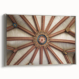 Framed landscape art painting of New Zealand's Canterbury region in vibrant hues on canvas, ideal for living room decor.