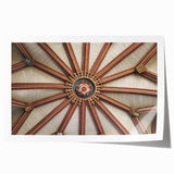 Extra large rolled print featuring Canterbury, New Zealand scenery with vibrant green landscapes and blue skies.