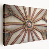 Large art depicting the Canterbury, New Zealand scenery on stretched canvas, using muted earth tones.