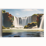 Black and white photo of Argentine landscape on stretched canvas, suited for kitchen wall art.