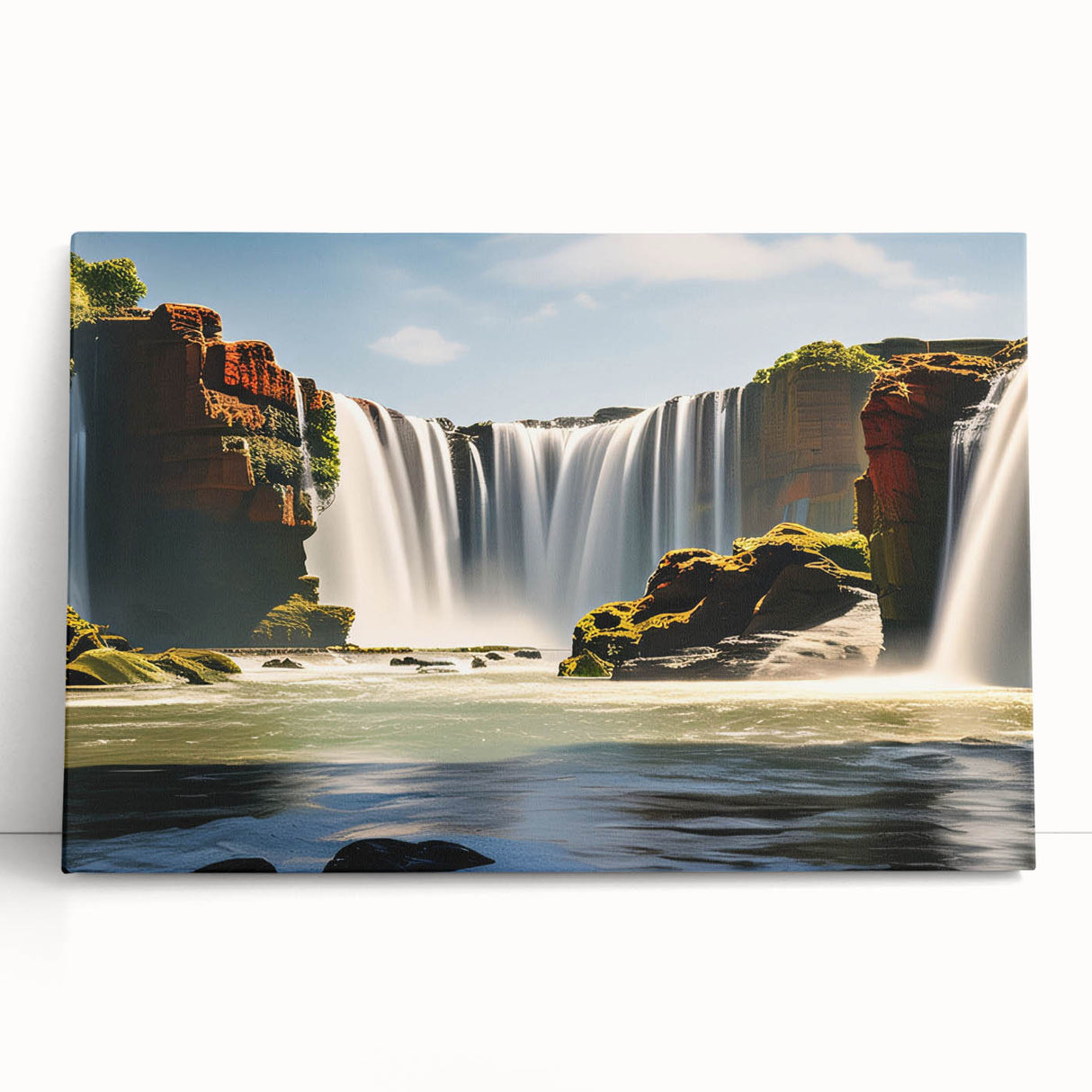 Black and white photo of an Argentine landscape on stretched canvas, ideal for kitchen wall art or bedroom ambiance.