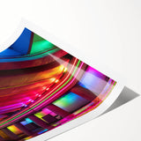 Extra large rolled print of line art flowers in monochrome, ideal for large living room wall art.