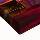 Large art of an Alabama landscape in black and white on stretched canvas, suitable for bedroom wall decor.