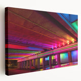 Scenic Alabama landscape on large stretched canvas, featuring lush greenery and a clear sky, ideal for kitchen wall art.