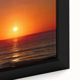 Close-up of a textured black wall art featuring a colorful Daytona scenery on a framed canvas, ideal for living room decor.