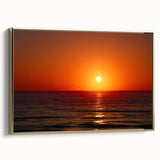 Framed canvas of Daytona landscape in muted gold and black tones, ideal for bedroom wall art.