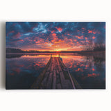 Black and white stretched canvas of Charlotte, North Carolina skyline, suitable for kitchen wall art.