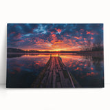 Black and white stretched canvas of Charlotte skyline, ideal for kitchen wall art or bedroom ambiance.