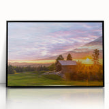 Large abstract wall art featuring a mid-century modernist design with muted earth tones on framed acrylic.