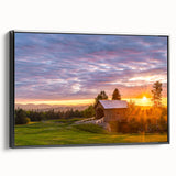 Black and white landscape art painting of Vermont on framed canvas, ideal for bedroom decor.