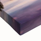 Large art canvas depicting the Grand Tetons in black and white tones, suitable for bedroom wall decor.