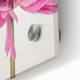 Large abstract wall art featuring spring-themed colors in mid-century modernist style on acrylic glass.