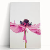 Large black and white stretched canvas depicting spring season, ideal for kitchen wall art or bedroom ambiance.