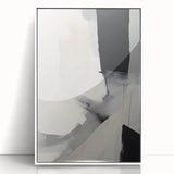 Framed Dining Room Prints - Modern Black & White Abstract Art
