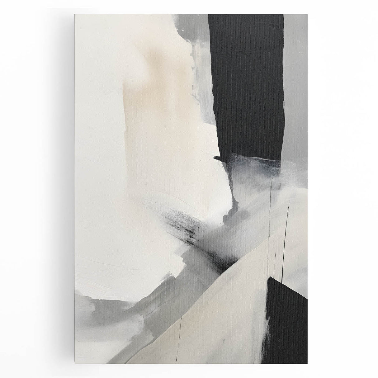 Framed Dining Room Prints - Modern Black & White Abstract Art