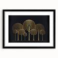 Luxury Gold Tree Wall Art - Modern Abstract Canvas for Living Room