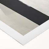 Abstract minimalist wall art on rolled canvas showcasing soft pastel colors and geometric shapes, ideal for modern home decor. Packaged securely in a durable tube.