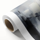 Minimalist Abstract Wall Art – Black, White & Gray Canvas Print