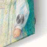 Impressionist Portrait - Lucie Berard in White by Renoir Wall Art