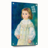 Impressionist Portrait - Lucie Berard in White by Renoir Wall Art