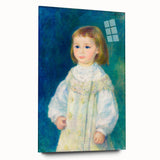 Impressionist Portrait - Lucie Berard in White by Renoir Wall Art