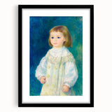 Impressionist Portrait - Lucie Berard in White by Renoir Wall Art