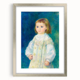 Impressionist Portrait - Lucie Berard in White by Renoir Wall Art