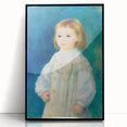 Impressionist Portrait - Lucie Berard in White by Renoir Wall Art