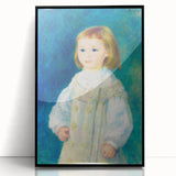 Impressionist Portrait - Lucie Berard in White by Renoir Wall Art