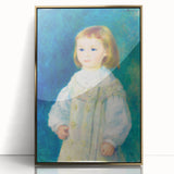 Impressionist Portrait - Lucie Berard in White by Renoir Wall Art