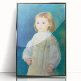 Impressionist Portrait - Lucie Berard in White by Renoir Wall Art