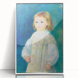 Impressionist Portrait - Lucie Berard in White by Renoir Wall Art