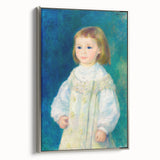 Impressionist Portrait - Lucie Berard in White by Renoir Wall Art
