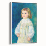 Impressionist Portrait - Lucie Berard in White by Renoir Wall Art