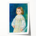Impressionist Portrait - Lucie Berard in White by Renoir Wall Art