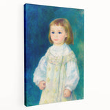 Impressionist Portrait - Lucie Berard in White by Renoir Wall Art