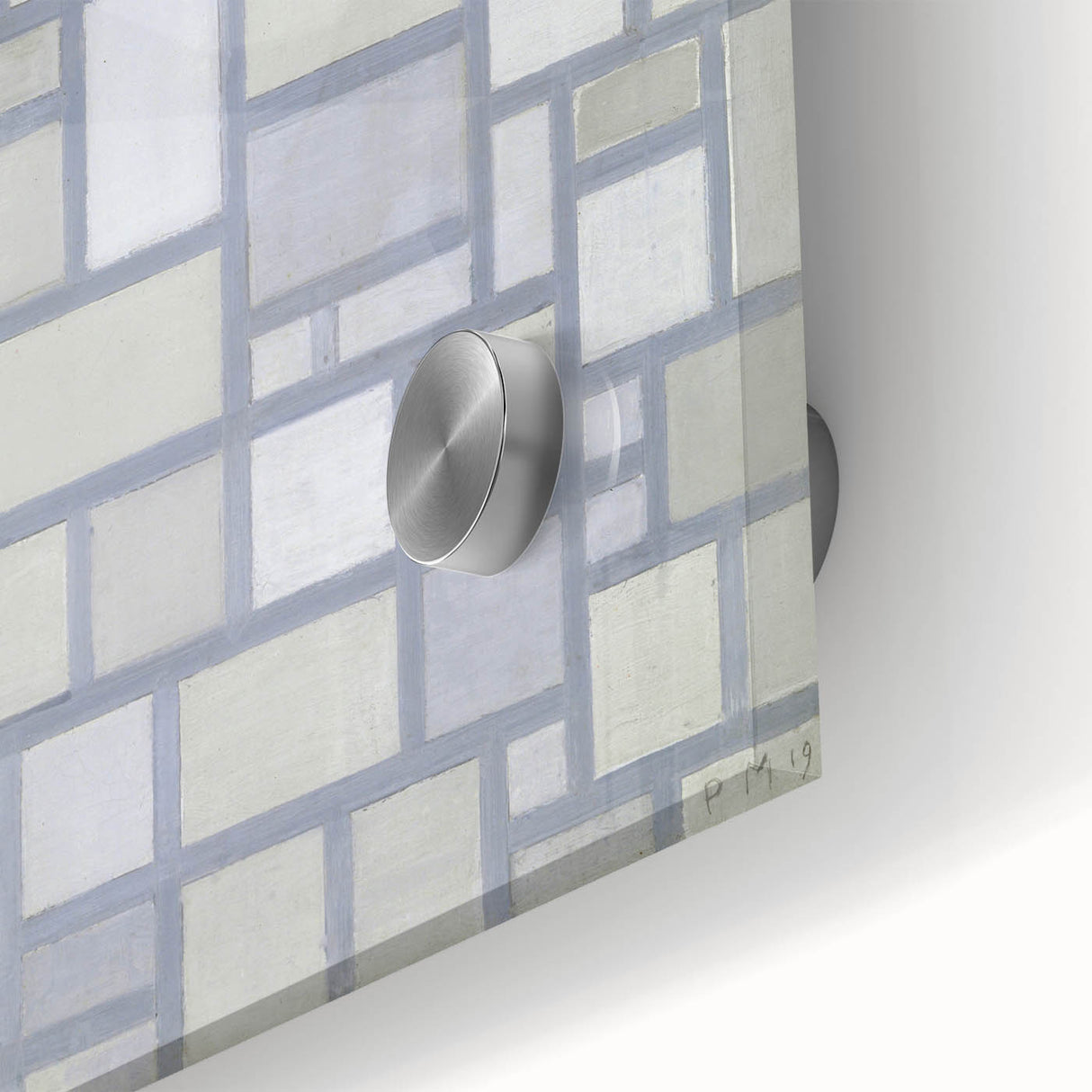 Modern Geometric Wall Art – Minimalist Gray Abstract Design Print
