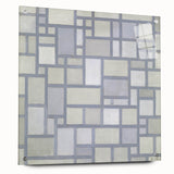 Modern Geometric Wall Art – Minimalist Gray Abstract Design Print