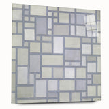 Modern Geometric Wall Art – Minimalist Gray Abstract Design Print